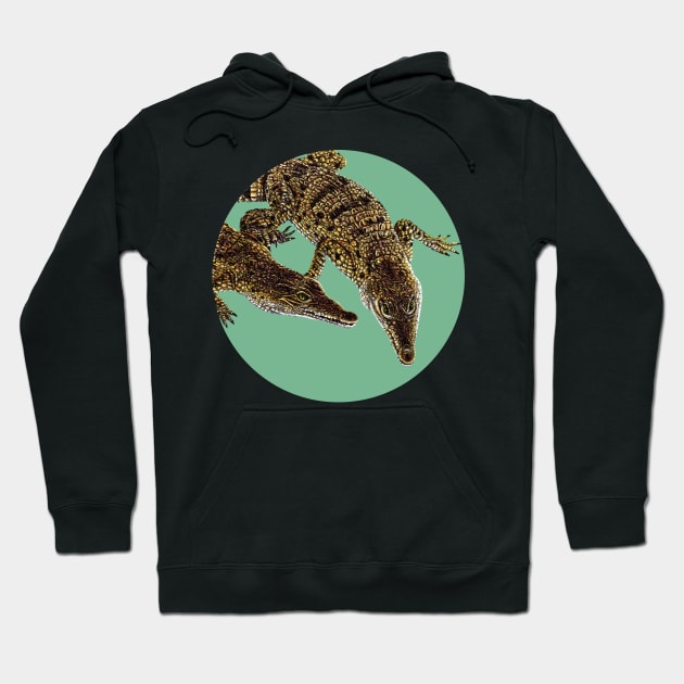 Philippine crocodiles Hoodie by lorendowding